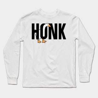 Untitled Goose Meme: Honk Long Sleeve T-Shirt